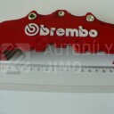 Kryty brzdičů, imitace Brembo, délka 24cm - přední náprava