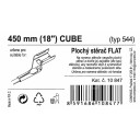 Stěrač FLAT BULK (CUBE) 18"/450mm